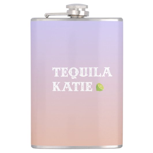 Tequila Katie Flask Heupfles (Voorkant)
