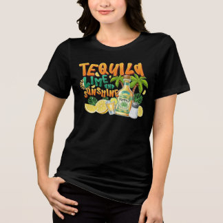 Tequila, Lime & Zonneschijn Tri-Blend Shirt