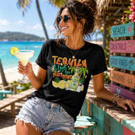 Tequila, Lime & Zonneschijn Tri-Blend Shirt