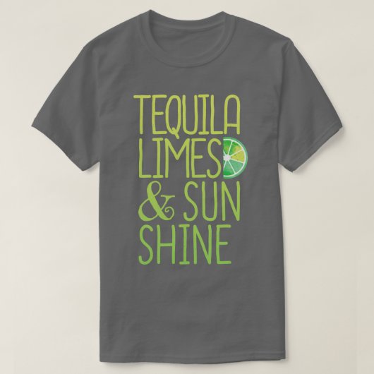 Tequila Limes Sunshine T-shirt (Design voorkant)