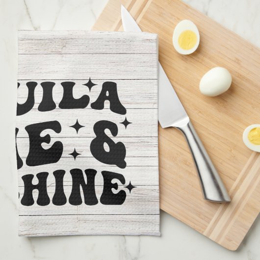 Tequila, Limoen en Sunshine Theedoek (Quarter Fold)