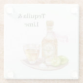 Tequila & Limoen Glazen Onderzetter (Achterkant)