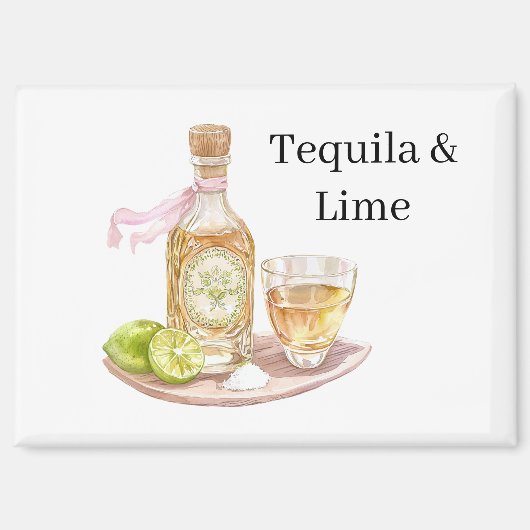 Tequila & Limoen Magneet (Voorkant)