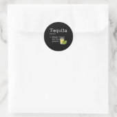 Tequila Lover Cinco de Mayo Mexicaanse Party Gifts Ronde Sticker (Tas)