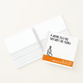 Tequila Lover's standaard Sinaasappel Notitieboek (Binnen)