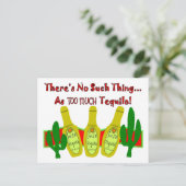 Tequila Lovers T-Shirts en Gifts Briefkaart (Staand voorkant)