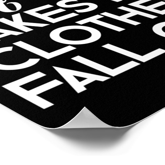 Tequila maakt mijn kleding Herfst uit Tequila lief Poster (Hoek)