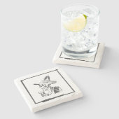 Tequila Marmeren Onderzetter (Zijkant)