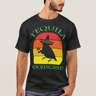 Tequila Mockingbird Drinking Lovers Vintage Cinco T-shirt