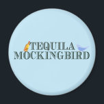 Tequila Mockingbird Funny Literary Pun Word Play Magneet<br><div class="desc">Grappig woordspeel blauwe magneet voor een literair persoon in je leven die van boekpuntjes houdt. Een schattig spel op woorden voor een schrijver,  schrijver of boekworm die graag beroemde romans en drink likeur leest. Een Engelse literatuurprofessor die bekend staat om zijn drink en humor zal van deze grap genieten.</div>