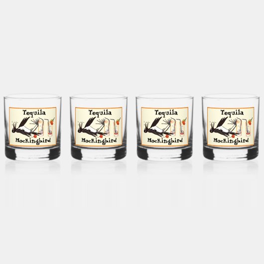 Tequila Mockingbird grap Drinkware Set Whisky Glas (Voorkant)