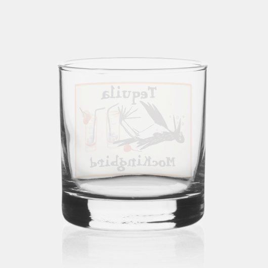 Tequila Mockingbird literaire grap Whisky Glas (Achterkant)