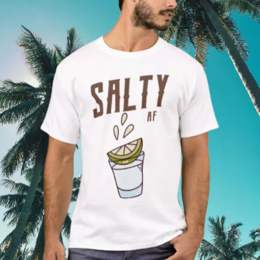 Tequila Shot door Salty AF T-shirt