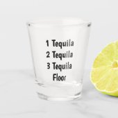Tequila Shot Glass, Vaso de Chupito de Tequila Shot Glas (Voorkant)