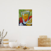 Tequila Shot & Red Chili Pepper Fine Art-Posters Poster (Keuken)