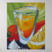 Tequila Shot & Red Chili Pepper Fine Art-Posters Poster (Voorkant)