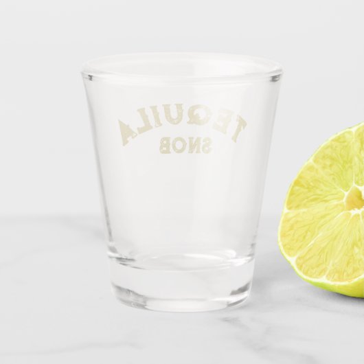 Tequila Snob Shot Glass Glas (Achterkant)