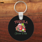 Tequila Social Club Tequila Tail Club Drinking Chr Sleutelhanger (Voorkant)