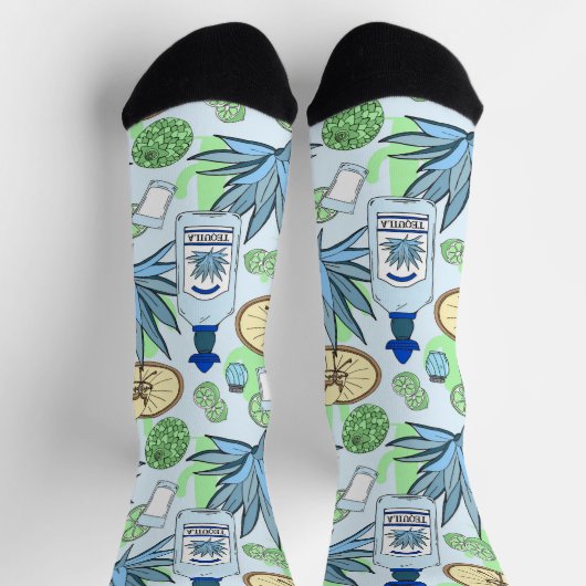 Tequila Sombreros en Cactussen Patroon Sokken (Top)