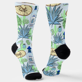 Tequila Sombreros en Cactussen Patroon Sokken