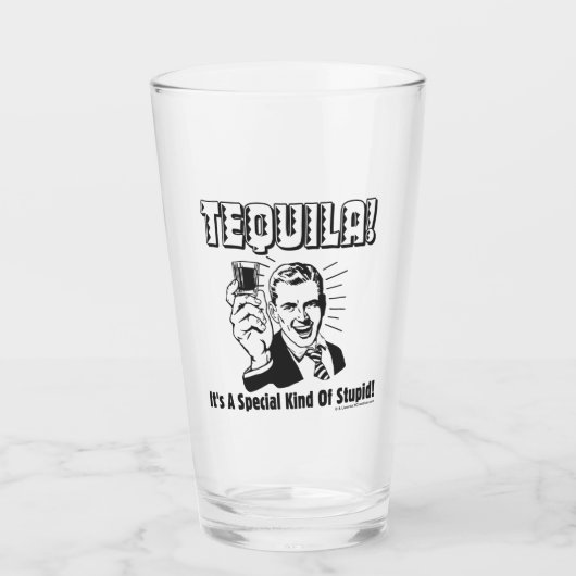 Tequila: Speciaal soort stuiter Glas (Voorkant)