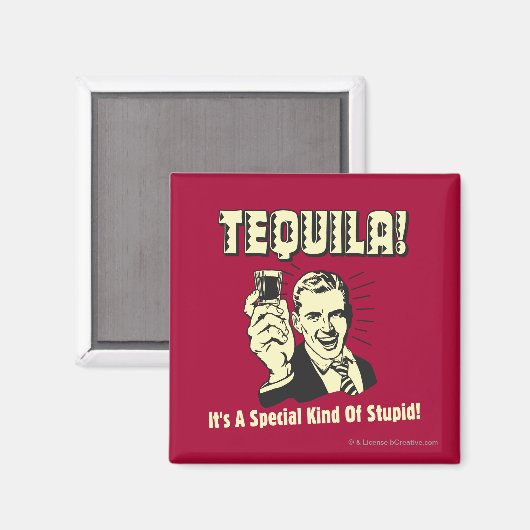 Tequila: Speciaal soort stuiter Magneet (Voorkant / Achterkant)