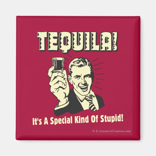 Tequila: Speciaal soort stuiter Magneet (Voorkant)
