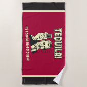 Tequila: Speciaal soort stuiter Strandlaken (Voorkant)