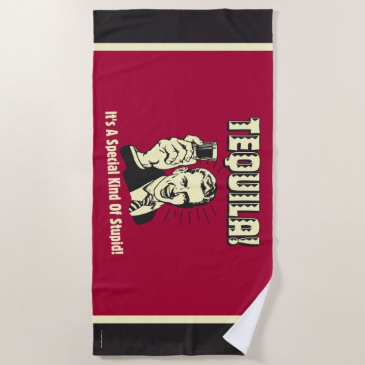 Tequila: Speciaal soort stuiter Strandlaken (Voorkant)