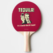 Tequila: Speciaal soort stuiter Tafeltennisbatje (Voorkant)