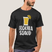 Tequila Squad Vrouwen Liefde Drink Cocktail T-shirt (Voorkant)