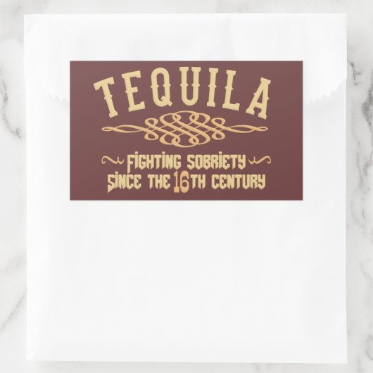 TEQUILA-stickers Rechthoekige Sticker (Tas)