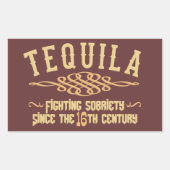 TEQUILA-stickers Rechthoekige Sticker (Voorkant)