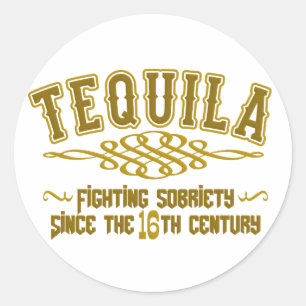 TEQUILA-stickers Ronde Sticker