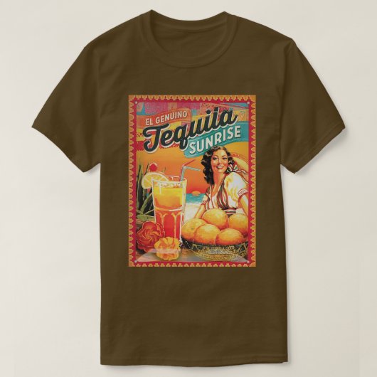 Tequila Sunrise 2 T-shirt (Design voorkant)