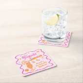 Tequila Sunrise Bachelorettefeest Kartonnen Onderzetters (Insitu)