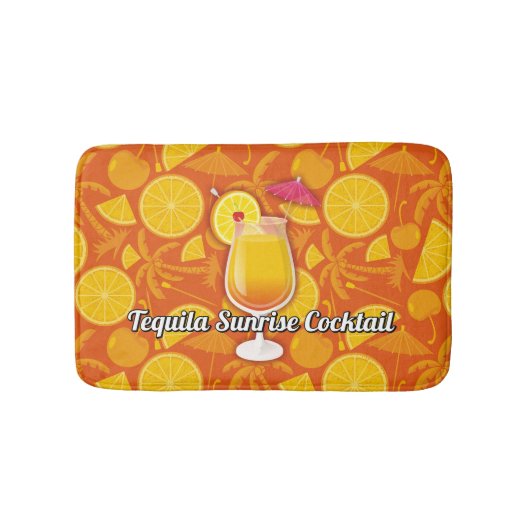 Tequila sunrise badmat (Voorkant)
