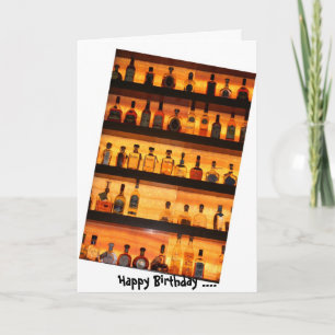 Tequila Sunrise Birthday Card Kaart