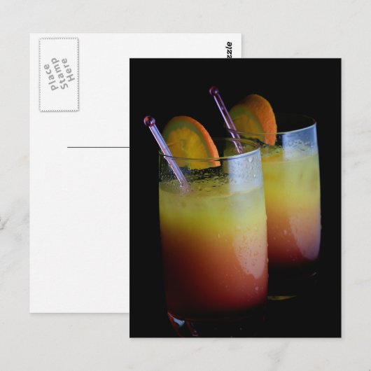 Tequila Sunrise Briefkaart (Voorkant / Achterkant)