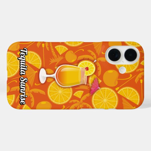 Tequila Sunrise Case-Mate iPhone Case (Achterkant (horizontaal))