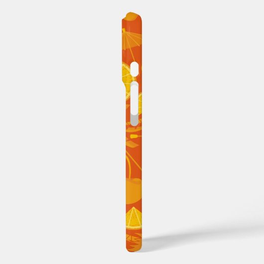 Tequila Sunrise Case-Mate iPhone Case (Achterkant / Links)