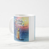 Tequila Sunrise Cocktail #7 set van 12 Drink Recip Koffiemok (Voorkant links)