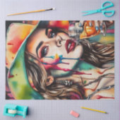 Tequila Sunrise Cocktail Cutie Decoupage Papier (Craft)