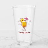 Tequila Sunrise Cocktail Glas (Voorkant)