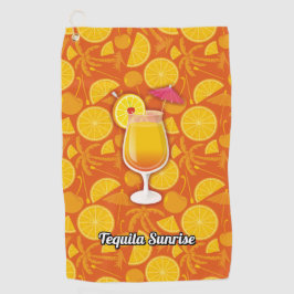 Tequila Sunrise Cocktail Golfhanddoek