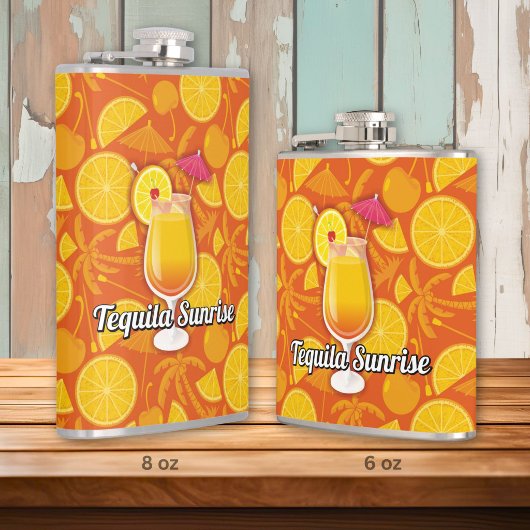 Tequila Sunrise Cocktail Heupfles
