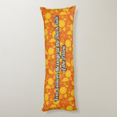 Tequila Sunrise Cocktail Lichaamskussen (Achterkant (Verticaal))