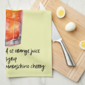 Tequila Sunrise Cocktail Recipe Theedoek (Quarter Fold)