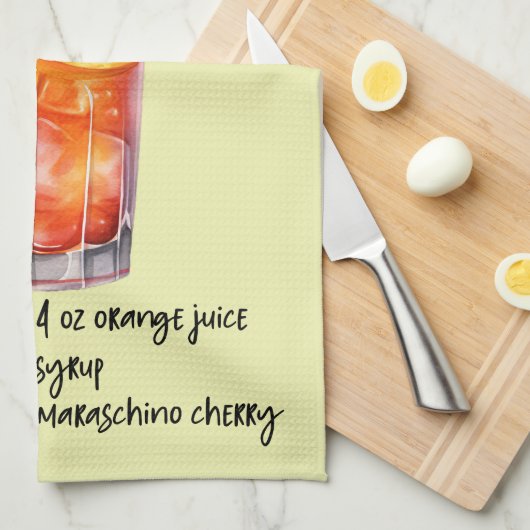 Tequila Sunrise Cocktail Recipe Theedoek (Quarter Fold)