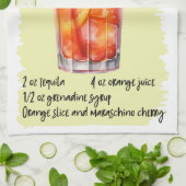 Tequila Sunrise Cocktail Recipe Theedoek (Gevouwen)